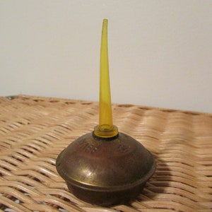 PFAFF Sewing Machine Oiler Vintage German Tin Metal Oil Can Container