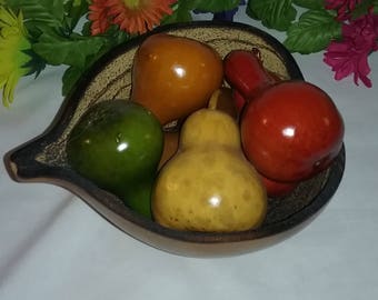 Gourd bowl,Gourd center piece,gourd fruit bowl,gourd art,gourd decor,meadowbrooke Gourds, gourdicopia