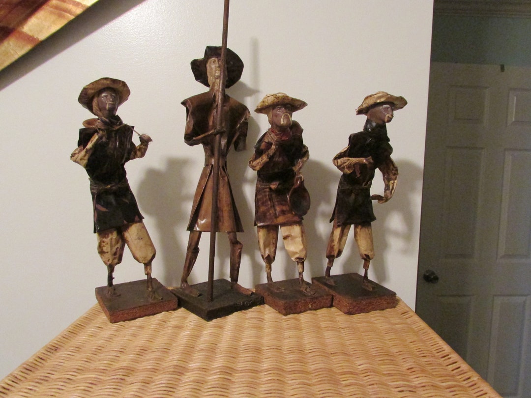 Vintage Paper Mache Figurines Made in Mexico Etsy