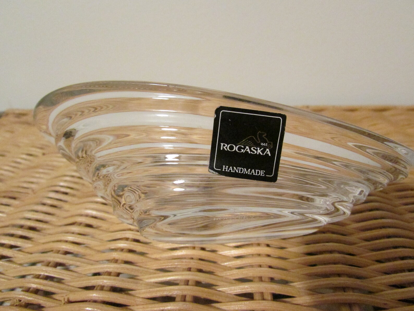 Vintage Rogaska Crystal Oval Dish Crystal Ring Dish Etsy