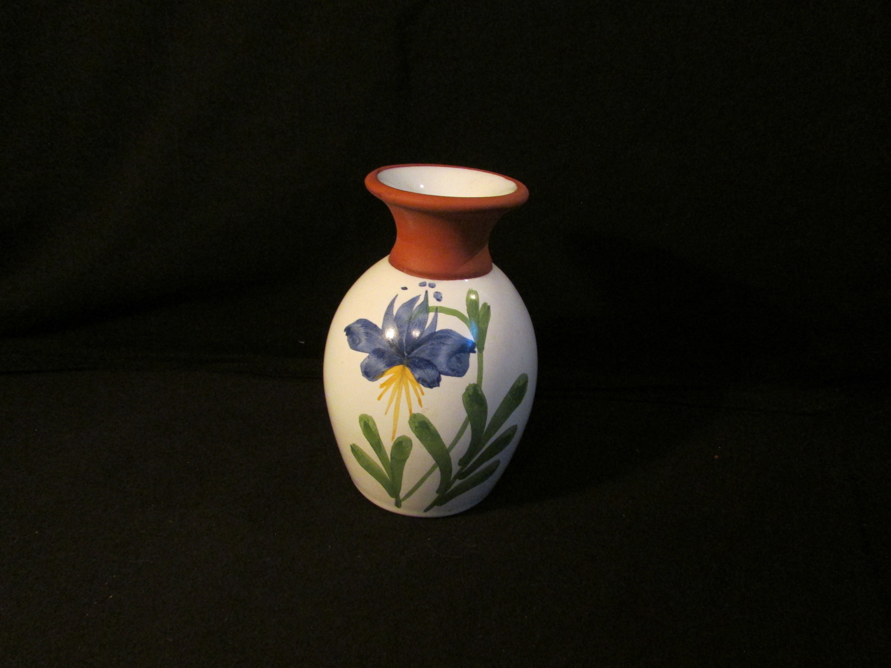 Vintage Emerson Creek Art Pottery Orchids Vase,emerson Creek