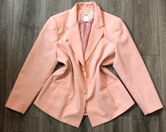 dusty peach blazer