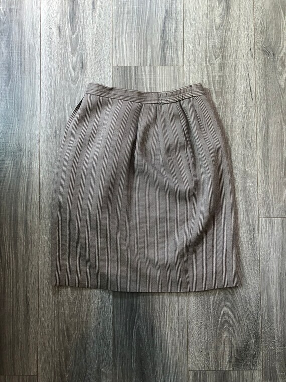 Jones New York Brown and White Matching Skirt Sui… - image 6