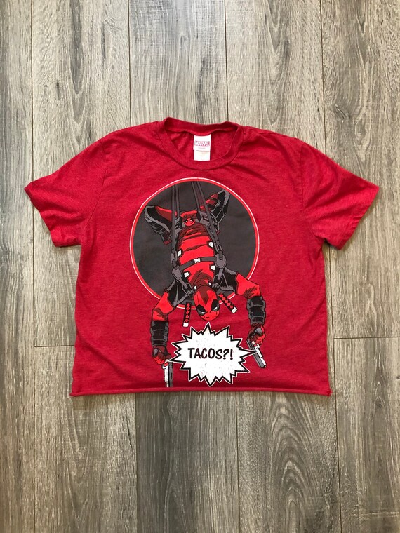 Deadpool Marvel Tacos Shirt, Marvel Apparel, Marve
