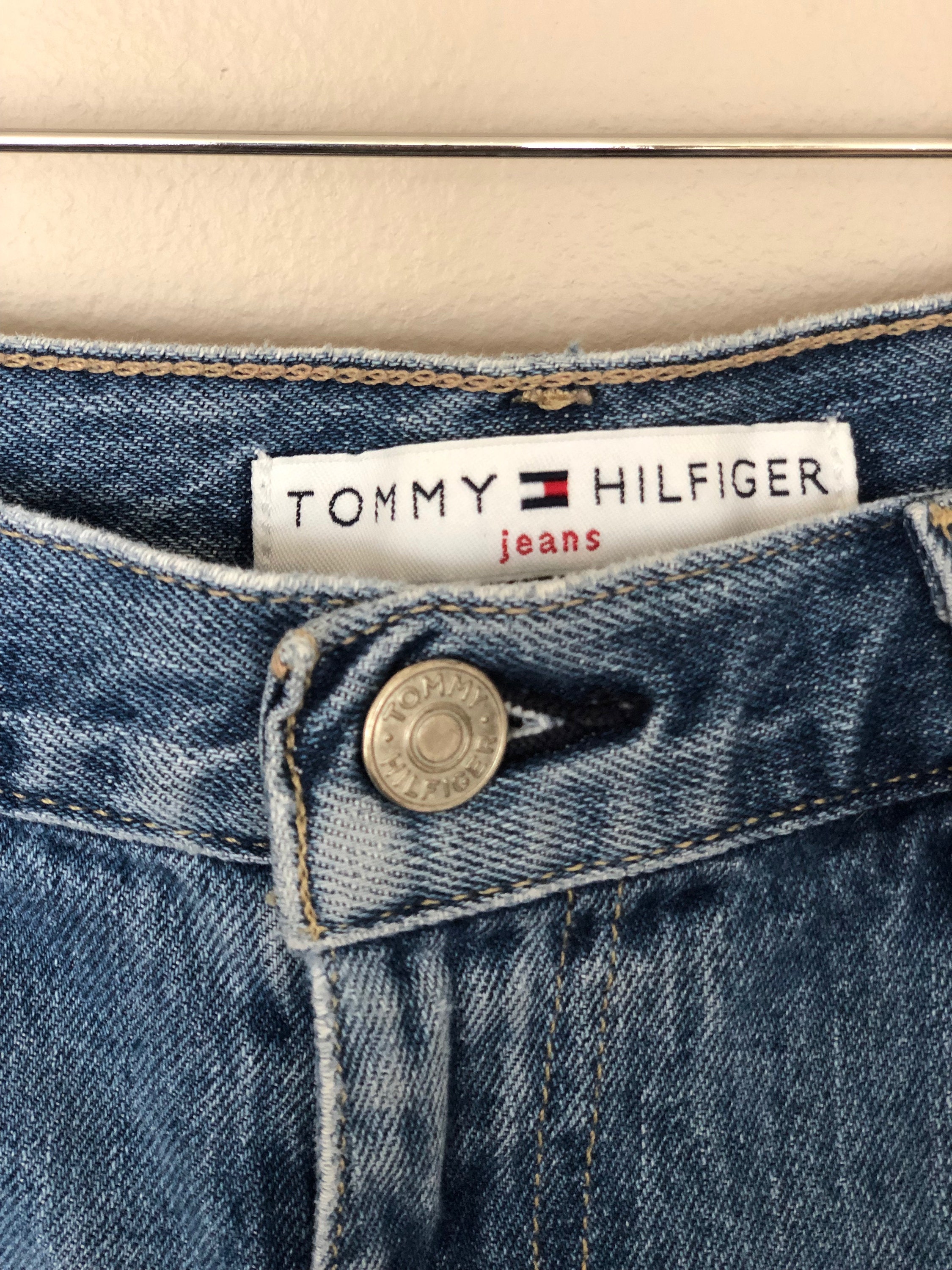 Vintage Authentic Tommy Hilfiger Jean Shorts Tommy Jean | Etsy