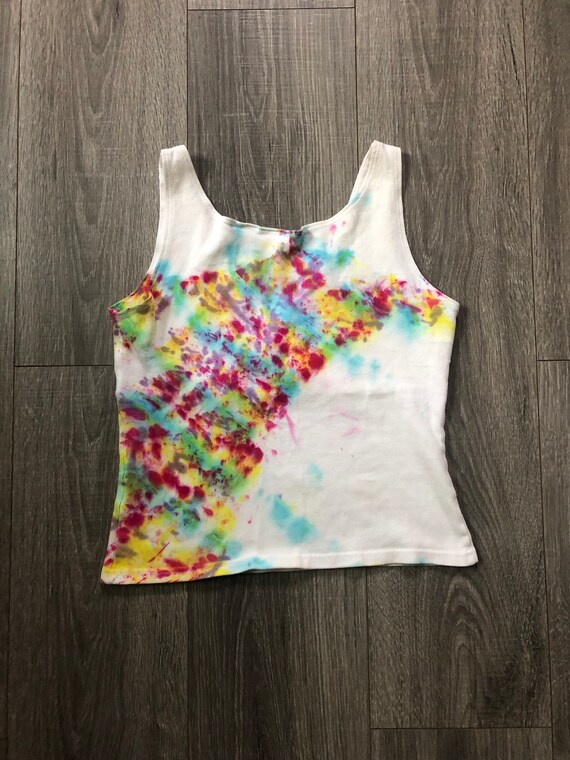 Vintage 1990's Energie Tie Dye Tank Top, Vintage … - image 5