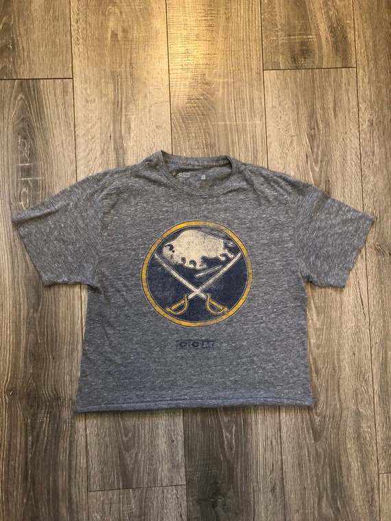 Vintage Inspired Buffalo Sabres Women's Cropped Sh