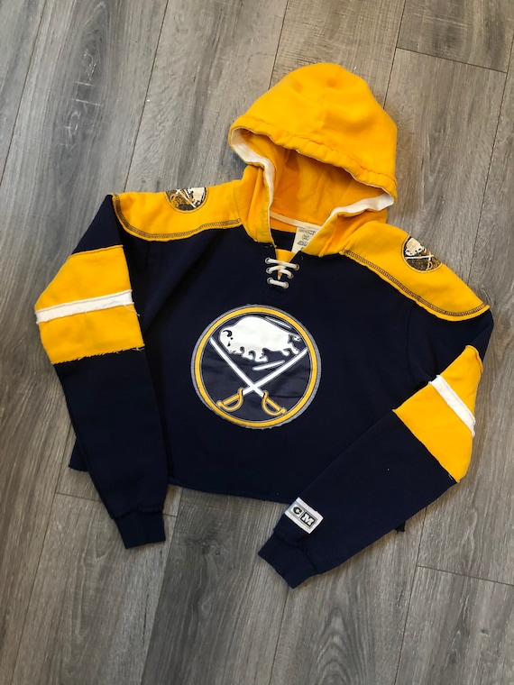 Buffalo Sabres Hockey Vintage Logo Women's Cropped