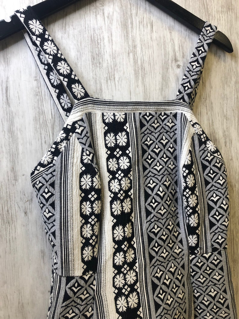 Vintage Geometric Print Dress