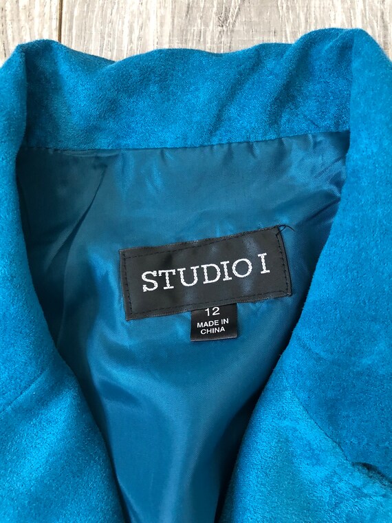 y2k/2000's Polyester Button Up Jacket, Colorful L… - image 7