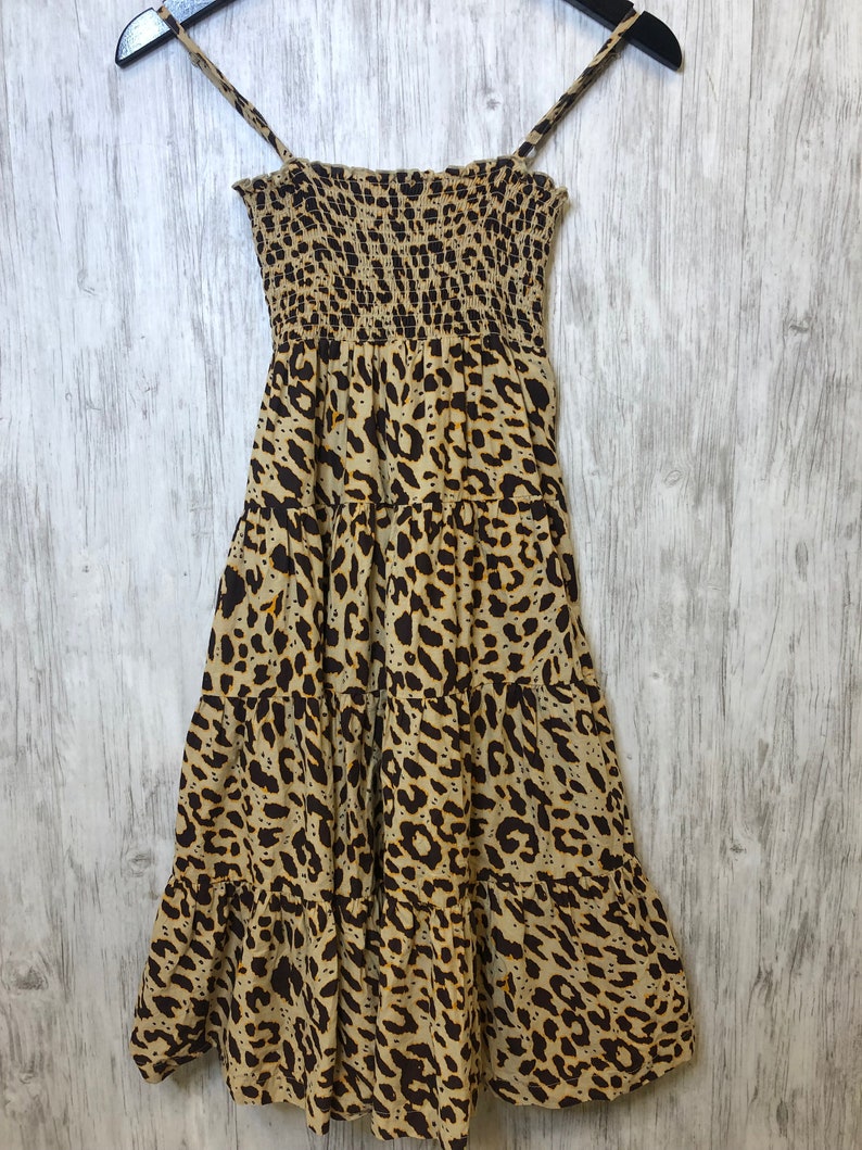cheetah sundress