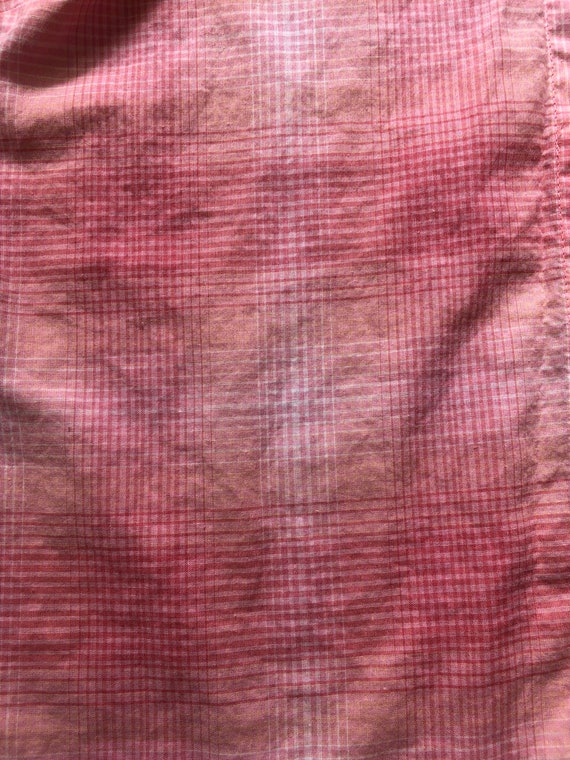 Vintage Liz Claiborne Pink Plaid Button Up Blouse… - image 6