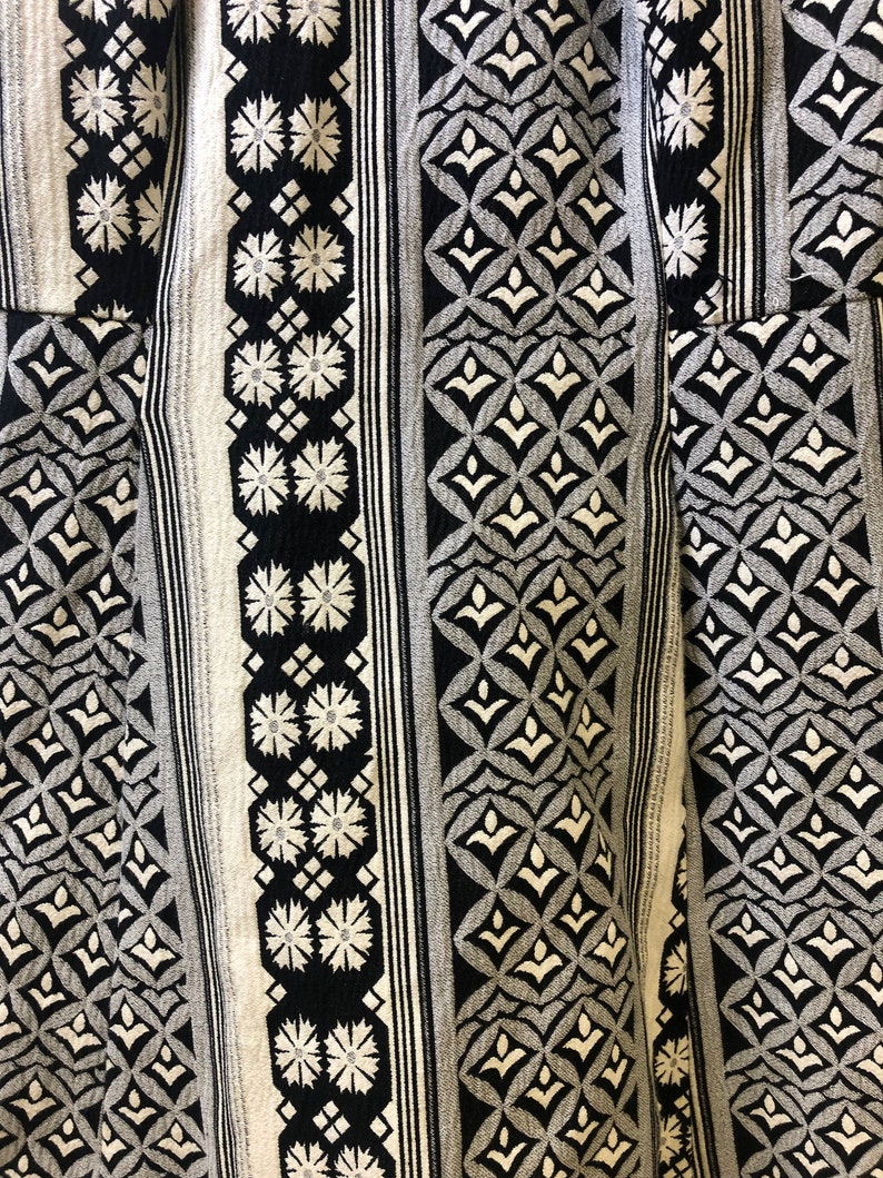 Vintage Geometric Print Dress