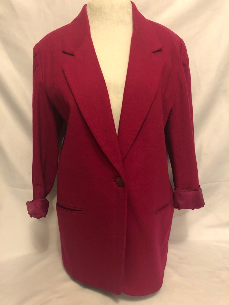 vintage pink blazer