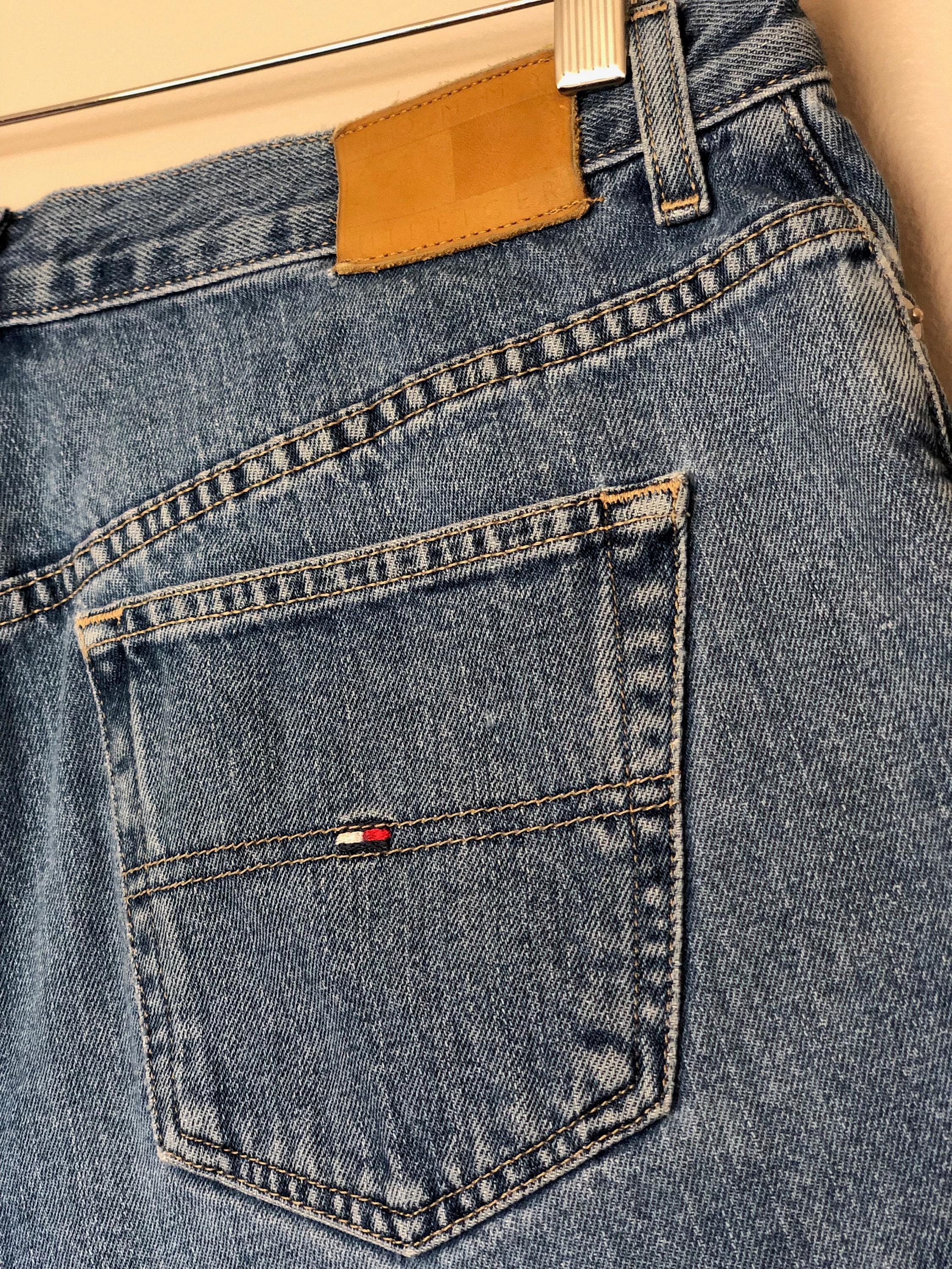 Vintage Authentic Tommy Hilfiger Jean Shorts Tommy Jean | Etsy