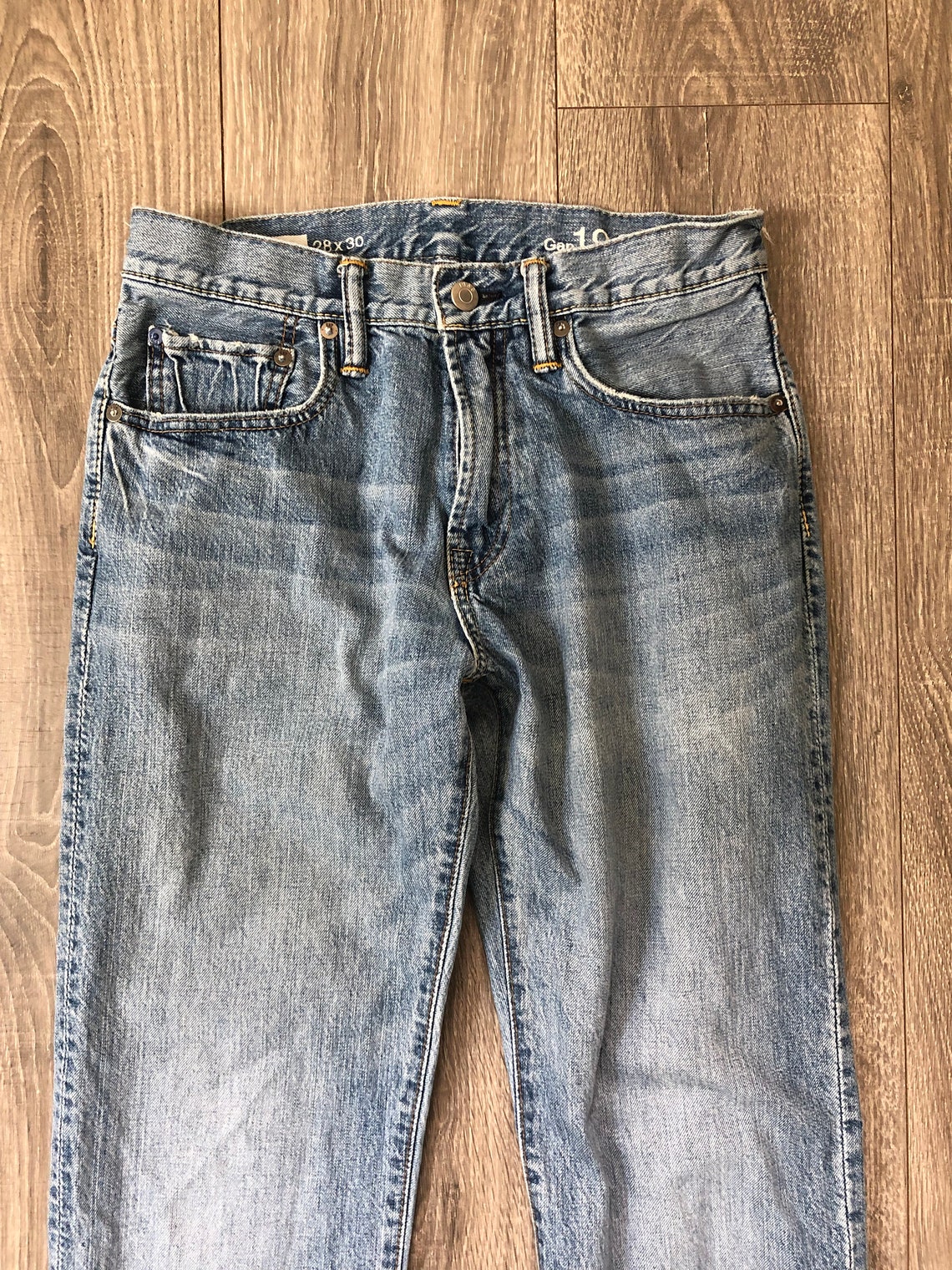 Late 90's Early 2000's Light Wash and Distressed Gap - Etsy