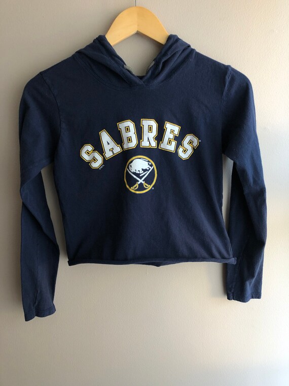 Buffalo Sabres Hockey Lightweight Cropped Sweatshi