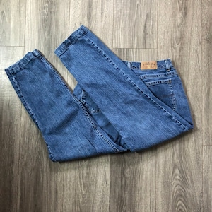 Straight Leg Vintage Riders Jeans, Women&#39;s Vintage 90&#39;s Riders Denim, Classic 90&#39;s Jeans, Mid-Rise Riders Medium Wash Jeans, 90&#39;s Denim