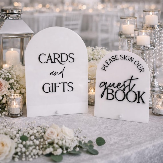 Wedding Table Sign | Arch Cards and Gifts Sign | Guestbook Sign | Wedding Decor | Cards Sign | Gift Sign | Guest book sign | Wedding Signage
