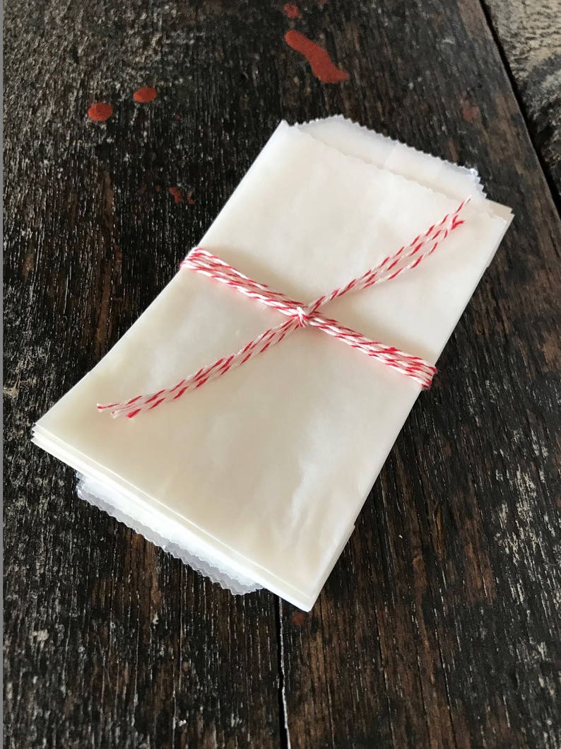 Small Glassine Bags . Set of Twenty . Food Safe . Product Etsy