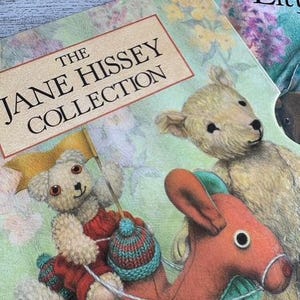 Jane Hissey Bear Collection . Set of Three Hardcover Books in Slipcase . Vintage 1986 Classic Childrens Book Set . Color Illustrations