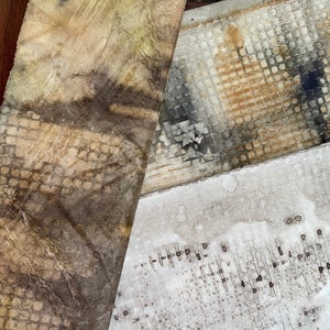 Textured Mesh Mat for Crafting and Art Endeavors . Journal Supplies . Mixed Media.Gel Printing.EcoPrinting.Stenciling . Texture Tool image 6