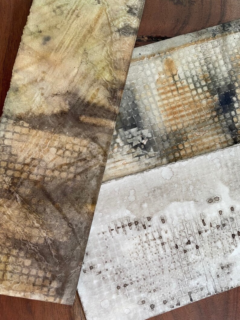 Textured Mesh Mat for Crafting and Art Endeavors . Journal Supplies . Mixed Media.Gel Printing.EcoPrinting.Stenciling . Texture Tool image 6