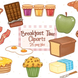 Ontbijt clipart digitale illustraties PNG-afbeeldingen