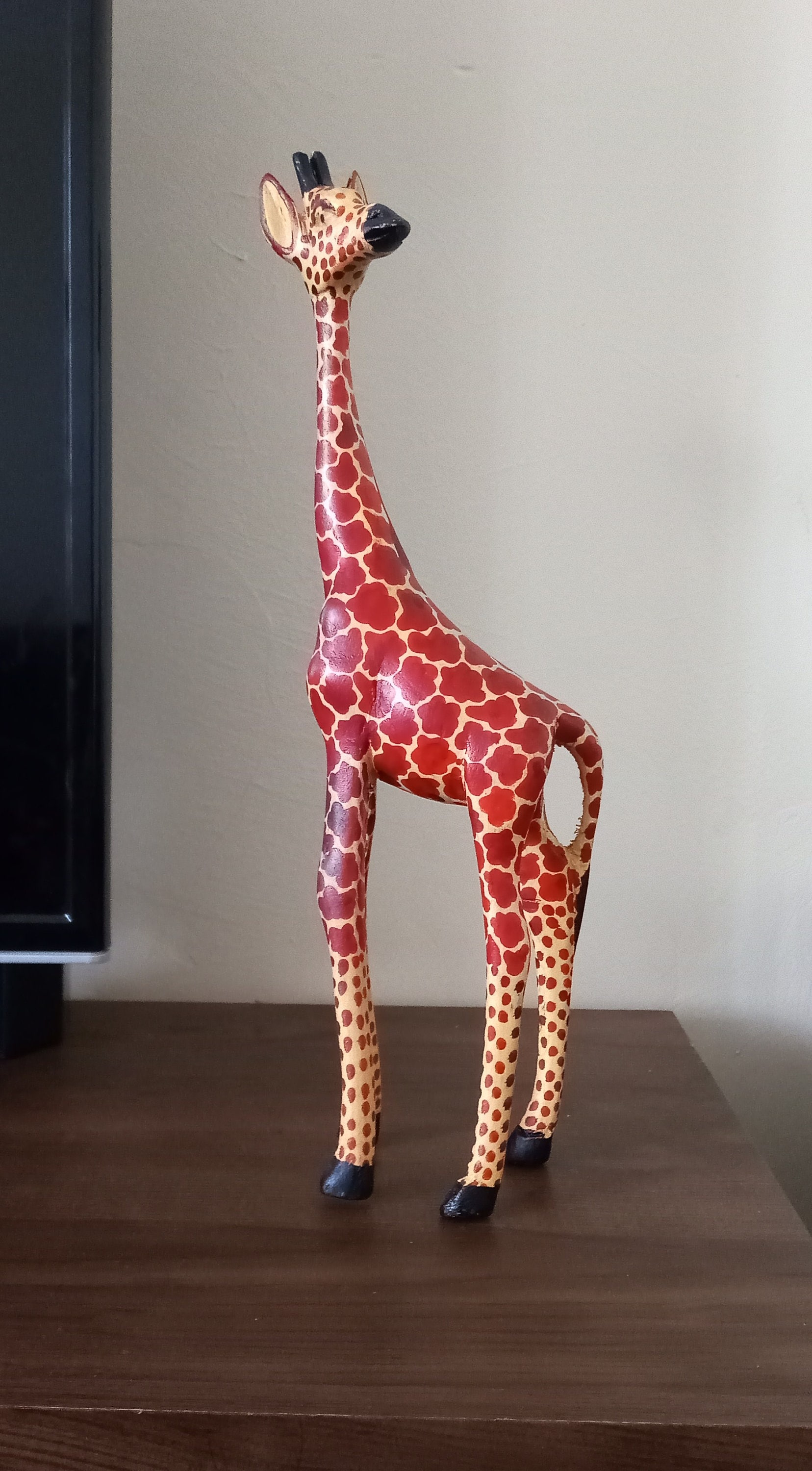 Wooden Giraffe Handcrafted Giraffe Kenya Handmade Giraffe Etsy UK