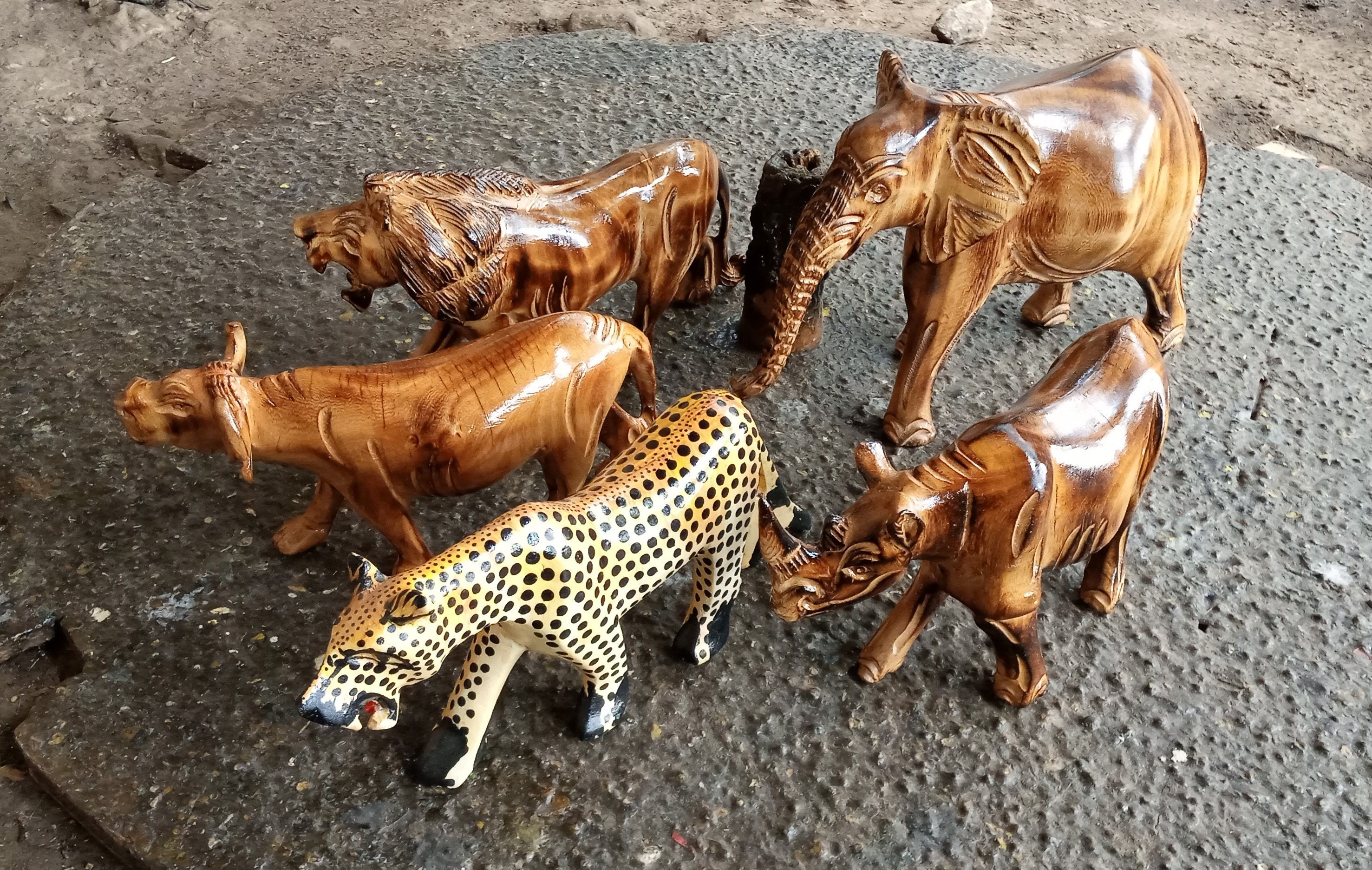 Africa Big Five Animals Handcrafted Elephant African - Etsy UK Africa Big Five Animals Handcrafted Elephant African - Etsy UK