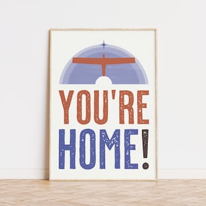 You're Home! // Art Print A3 & A4 | Railway Print | Travel Poster | Newcastle | Wall Art