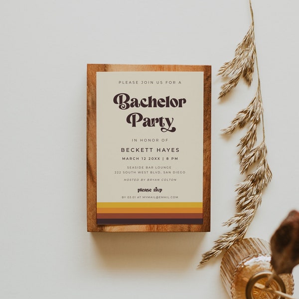 Printable Bachelor Party Invitations Etsy Printable Bachelor Party Invitations Etsy