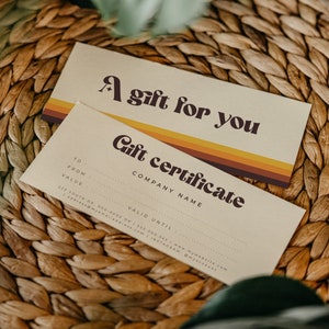Gift Certificate Template Printable