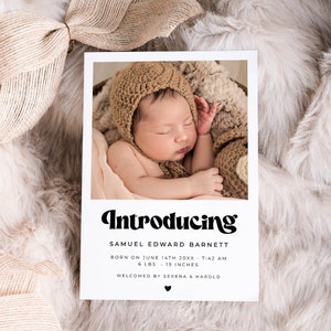 Birth Announcement Card