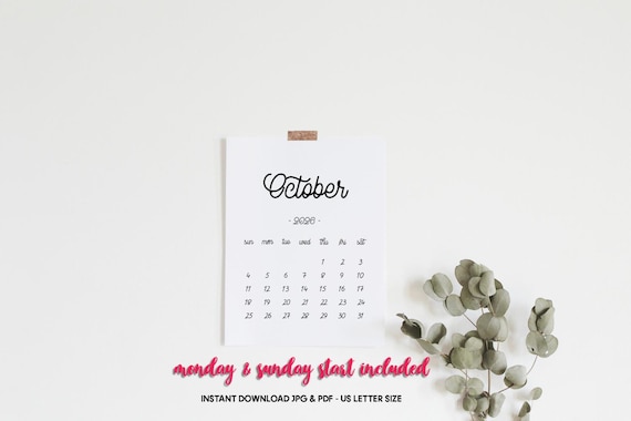 Printable Calendar October 2026, October Calendar, Pregnancy Baby Due Date Calendar