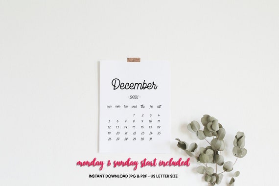 Calendrier De La Date Decheance Du Bebe De Decembre 21 Etsy Calendrier De La Date Decheance Du Bebe De Decembre 21 Etsy
