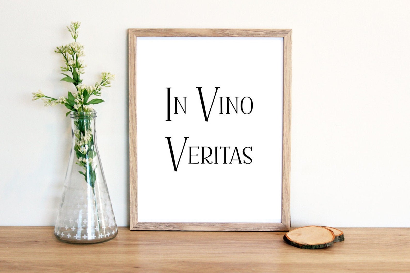 In vino veritas PRINTABLE wall art Wine lover gift Funny bar Etsy