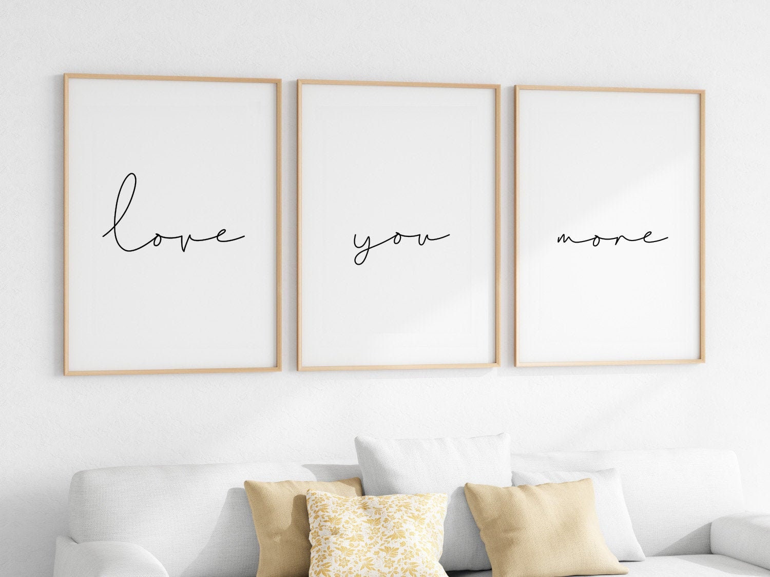 Set of 3 Prints, Personalized Gifts, Art for Kids Hub, Above Bed Decor, Unicorn, Art Print, Love Yourself, Name Sign, Gifts for Kids, Poster, Size: 5