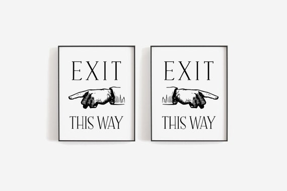Get No Exit Sign Printable Images