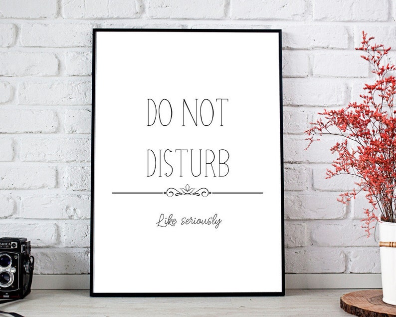 Do Not Disturb Sign For Door Printable