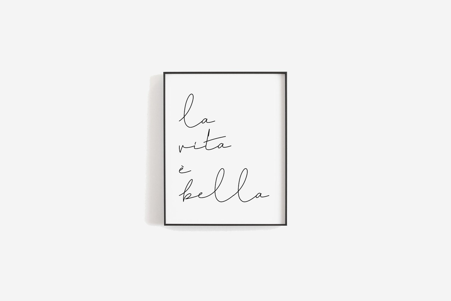 La Vita E Bella, Wall Art Printable, Quotes About Life, Italian Poster ...