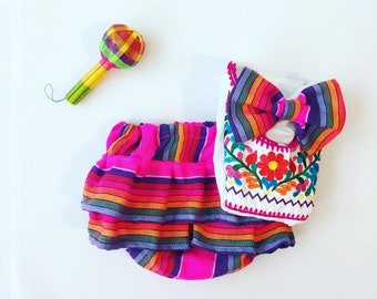 Vestido del bebé mexicano | Etsy México
