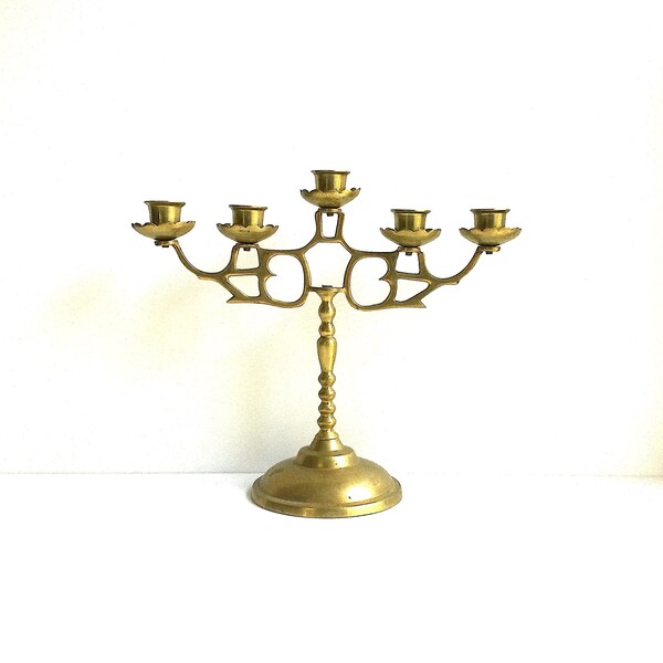 Solid Brass Candelabra Etsy