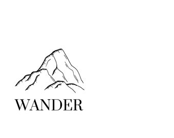 Printable Wander Wall Art