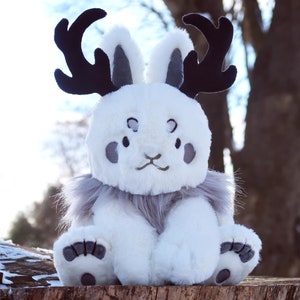 Winter Jackalope Plush