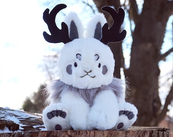 Winter Jackalope Plush
