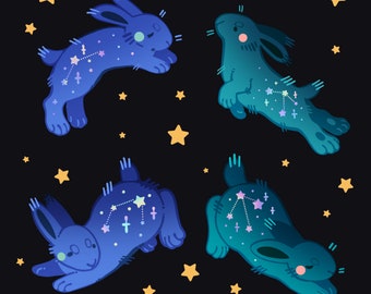 Holographic Star Jumpers Sticker Set