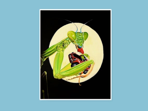 PopSocket Grip: Just A Girl Who Loves Praying Mantis - Funny