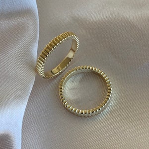 Gold Starking Ring - Dainty Ring - Wedding Ring - Minimalist Ring - 14K Gold Ring - Gold Ring - Boho Ring - Stckable Ring - Egyptian Ring