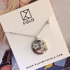 Star Necklace Silver Emoji Necklace Gift for Girl Charm Necklace Wish Necklace Funny Gift BestFriend Necklace Cute Necklace